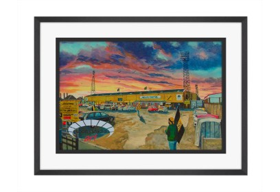 York Street Stadium 'Going to the Match' Fine Art Print - Boston United FC
